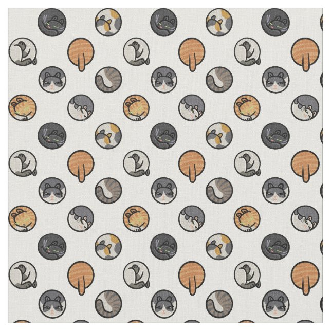 Polka-dot-Stoff Stoff (Nahaufnahme)