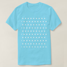 Polka Dot T - Shirt (Aqua & White)