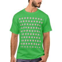 Polka Dot T - Shirt (Sage Green & Pastel Pink)