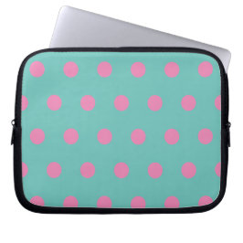 Polka Dot Tablet Case (Aqua & Pink)