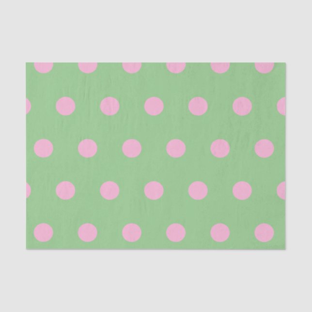 Polka Dot Tissue Paper (Fettpapier auf der Verpack Seidenpapier (Vorderseite)