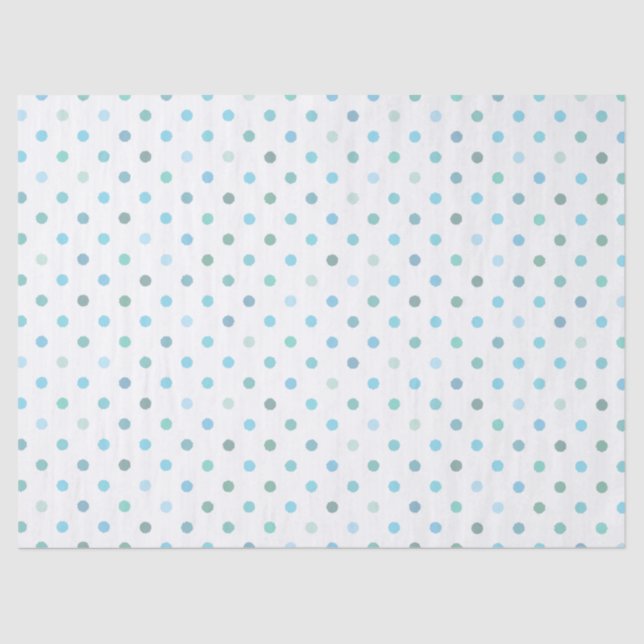 Polka Dot Tissue Paper Seidenpapier (Vorderseite)