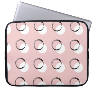 Polka dot, vielseitiges, nahtloses Muster Laptopschutzhülle