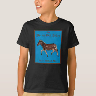 Polka Dot Zebra English Pub T-Shirt