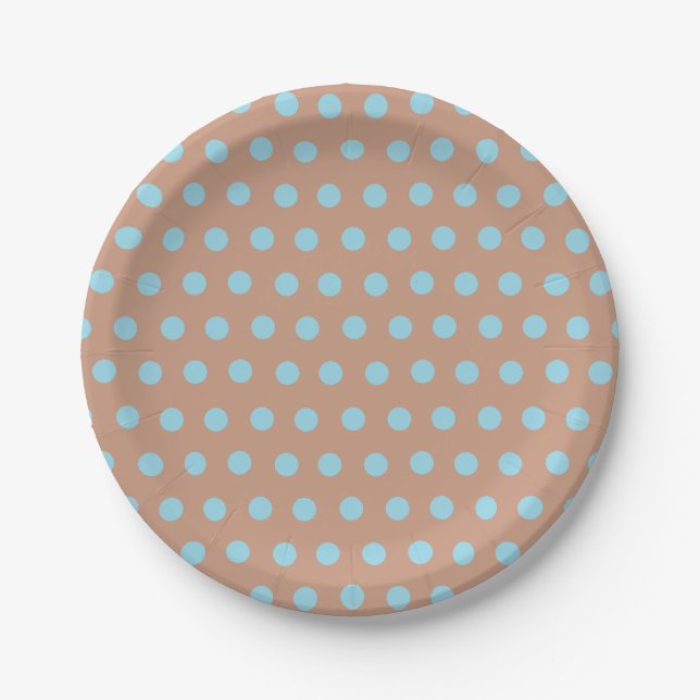 Polka Dots 1 Pappteller (Vorderseite)