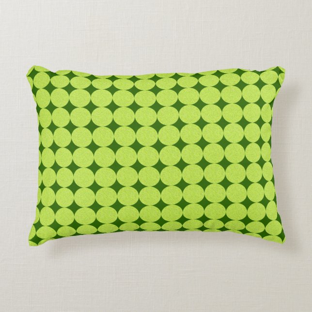 Polka Dots and Diamonds von Shirley Taylor Dekokissen (Vorderseite)