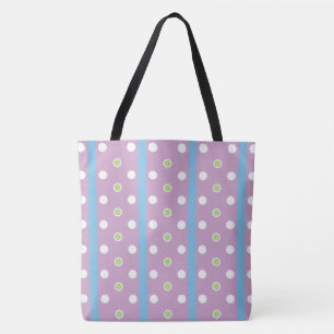 Polka Dots and Stripes Tasche