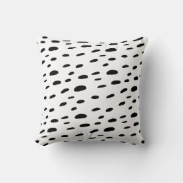 Polka Dots Black Polka Dots Dalmatiner Muster Kissen