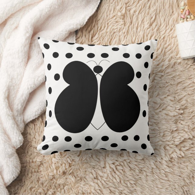 Polka Dots Butterfly Kissen (Decke)