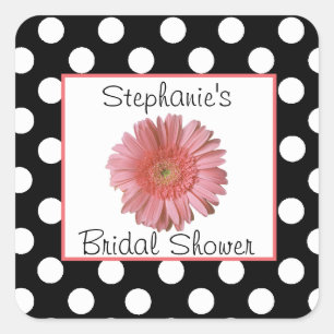 Polka Dots & Daisy Brautparty Sticker