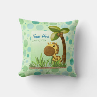 Polka Dots Giraffe Keepake Pillow Kissen