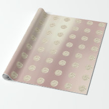 Polka Dots Glitzer Funkelnd Pearl Rose Pastel Ivor