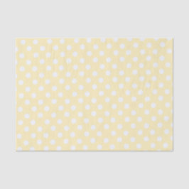 polka dots in butter  yellow seidenpapier