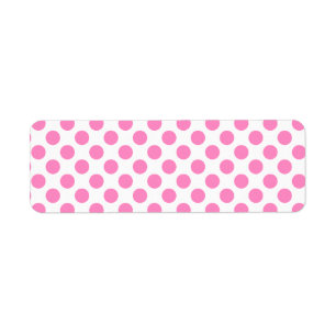 Polka-Dots in Weiß und Rosa