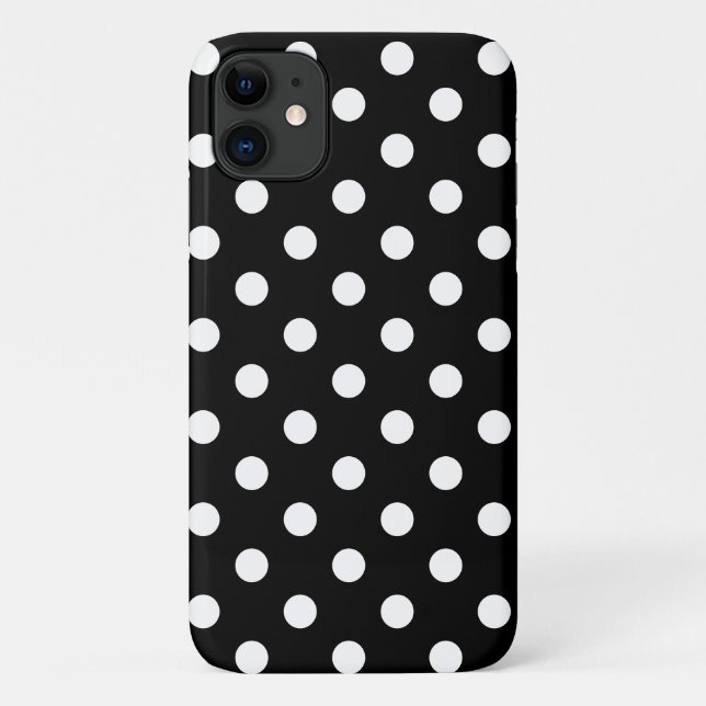 Polka Dots iPhone 11 Fall Case-Mate iPhone Hülle (Rückseite)