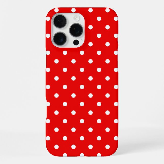 Polka dots iPhone 16 pro max hülle (Rückseite)