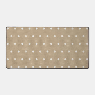 Polka Dots Lace Kraft Foto Image Schreibtischunterlage