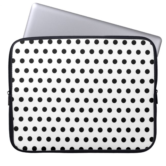 Polka Dots Laptopschutzhülle (Vorderseite)