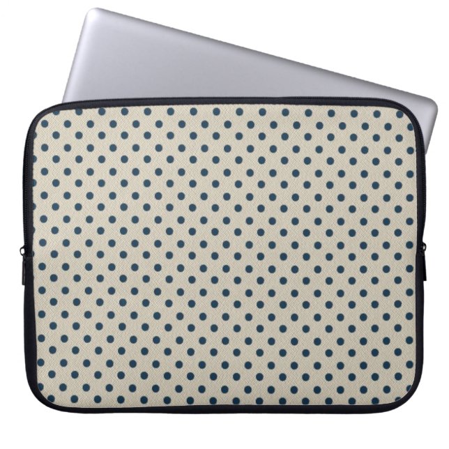 Polka Dots Laptopschutzhülle (Vorderseite)