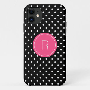 Polka Dots Monogram Case-Mate iPhone Hülle