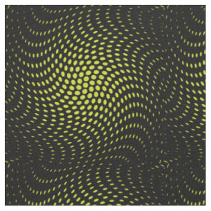 Polka-Dots-Muster der sauren grünen Drehung Stoff