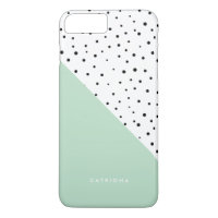 Polka Dots Muster Minze Abtract Personalisiert