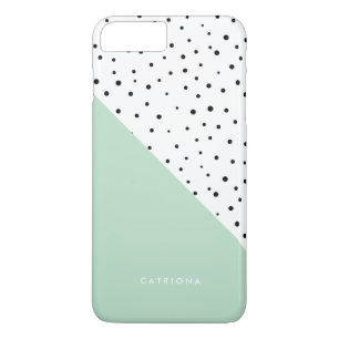 Polka Dots Muster Minze Abtract Personalisiert Case-Mate iPhone Hülle