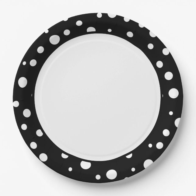 Polka Dots Paper-Teller Pappteller (Vorderseite)