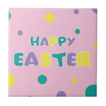 Polka Dots Pastel Pink Happy Oaster