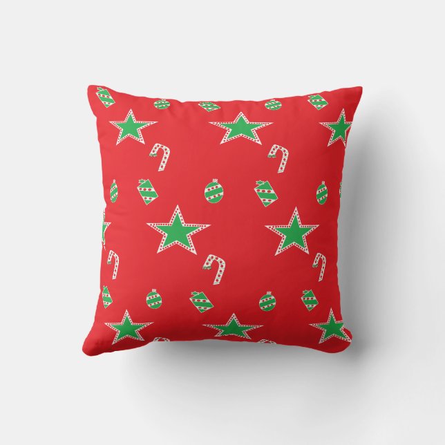 Polka Dots Pattern - Doppelseitenprint in doppelte Kissen (Rückseite)