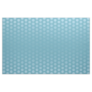 Polka Dots Pattern dunklen Cyan + Ihre Ideen Stoff