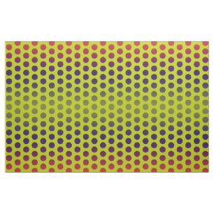 Polka Dots Pattern grün rot blau + Ihre Ideen Stoff