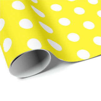 Polka Dots Perky Muster Bright Colors Geschenkpapier