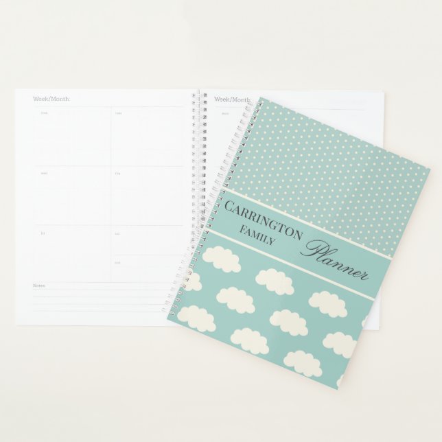 Polka Dots Personalisiert Planer (Anzeige)
