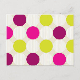 Polka Dots Postcard Postkarte