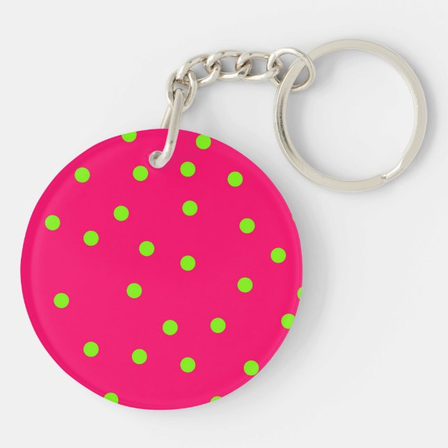 Polka dots schlüsselanhänger (Rückseite)