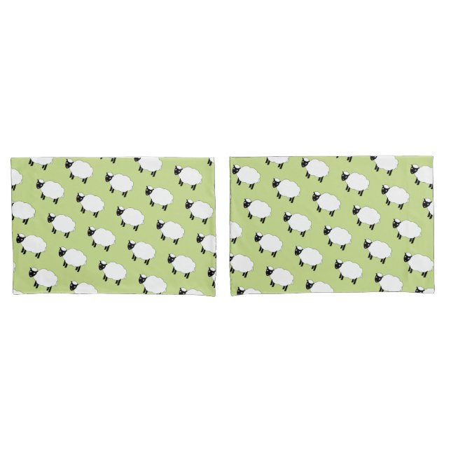 Polka Dots Sheep Kissenbezug (Vorderseite-Set)