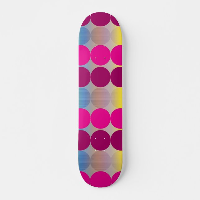 Polka Dots Skateboard (Vorne)