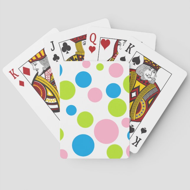 "Polka Dots" Spielkarten (Rückseite)