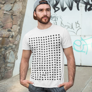 Polka Dots Stilvoller Look T-Shirt