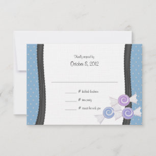 Polka Dots und Candy UAWG RSVP Karte
