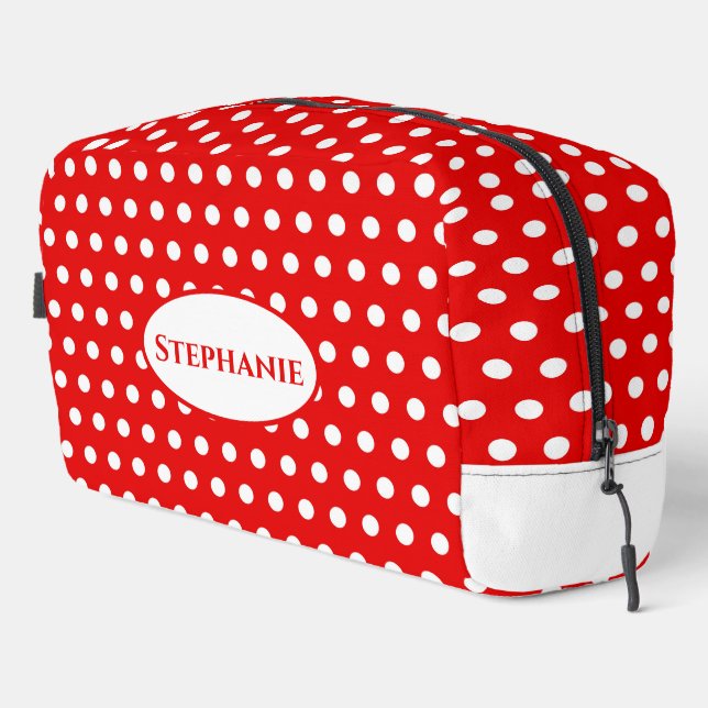 Polka Dots Waschbeutel (Rechte Ecke)