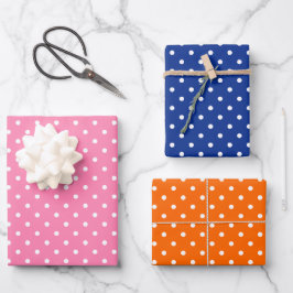 Polka Dots Wrapping Paper Set Geschenkpapier Set