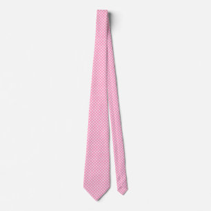 Polka Dots Zeitgenössische Nelkenpink Krawatte