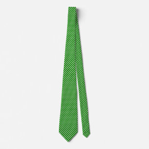 Polka Dotted Designer Indien Green Krawatte