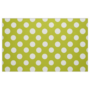 Polka Dotted Fabric/Olive Stoff