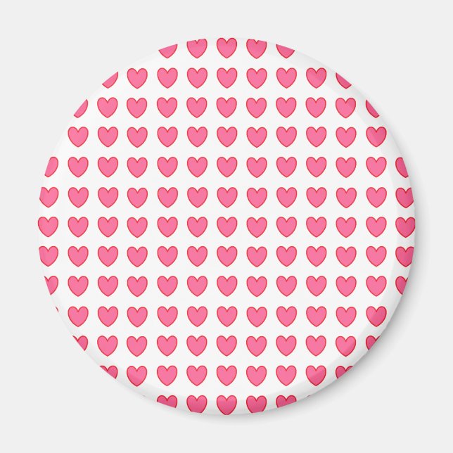 Polka Hearts Magnet (Vorne)