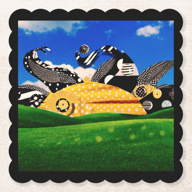 POLKA MACHT SONNE! UNTERSETZER (Vorderseite)