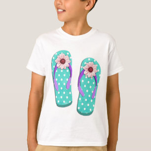 Polka-Punkt drehen Reinfälle um T-Shirt