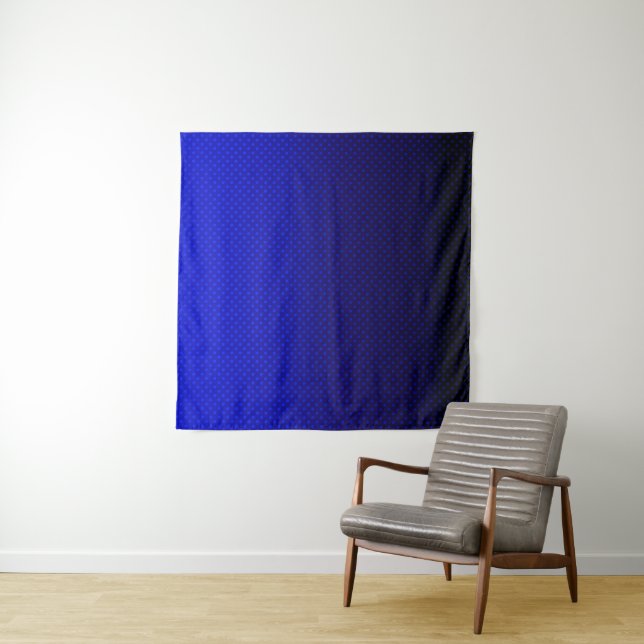 Polka Punkt Farbverlauf schwarze Farben dunkler Dr Wandteppich (Beispiel (Horizontal))